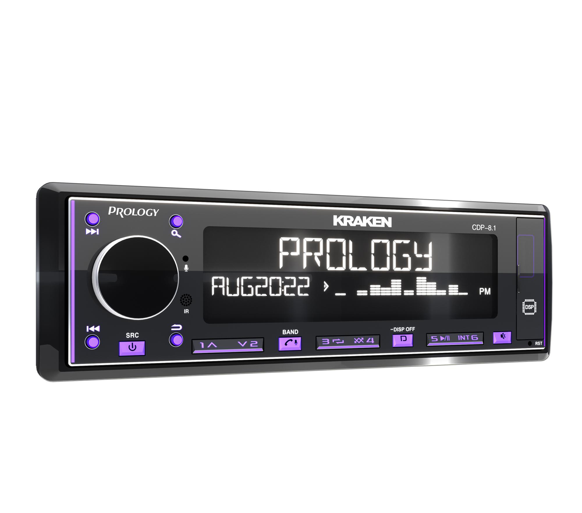 1-DIN USB/SD-ресиверы (без CD) Prology CDP-8.1 KRAKEN 