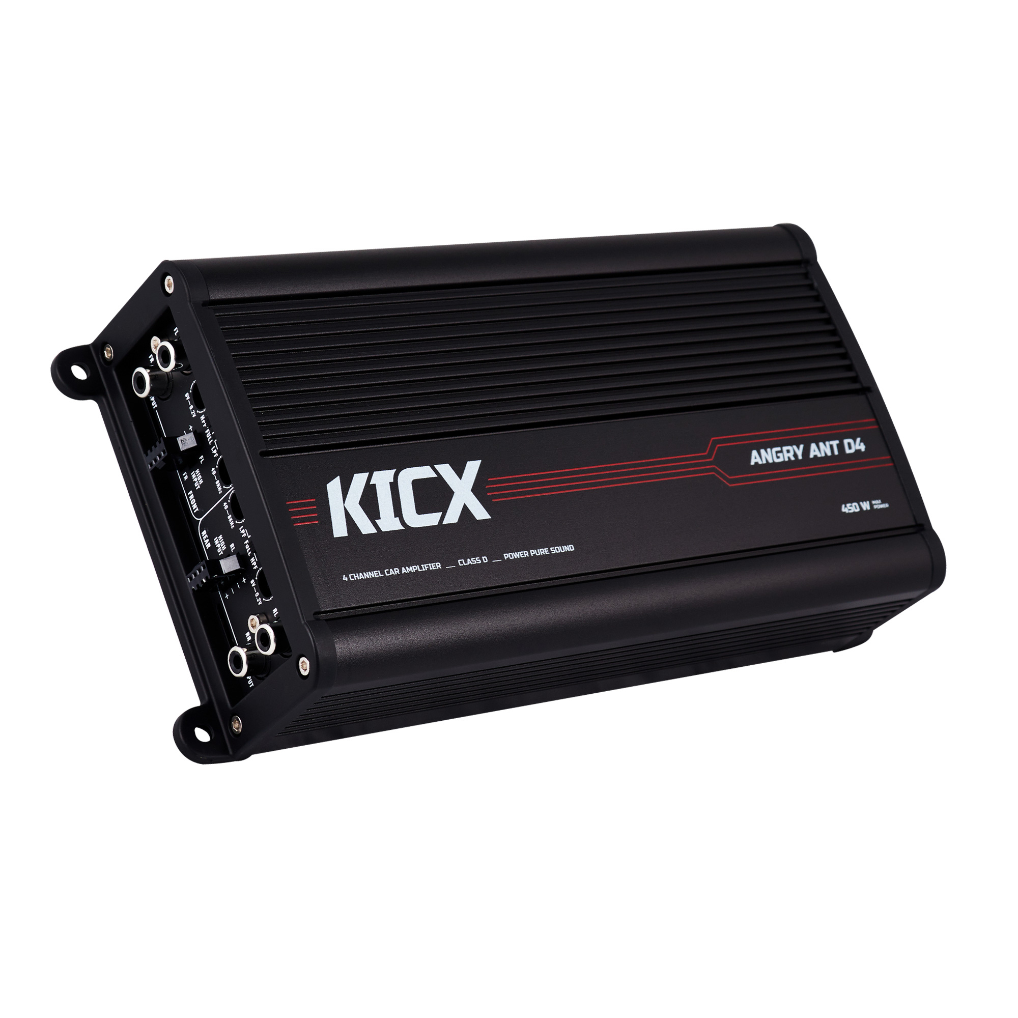 Четырёхканальные усилители KICX Angry Ant D4 