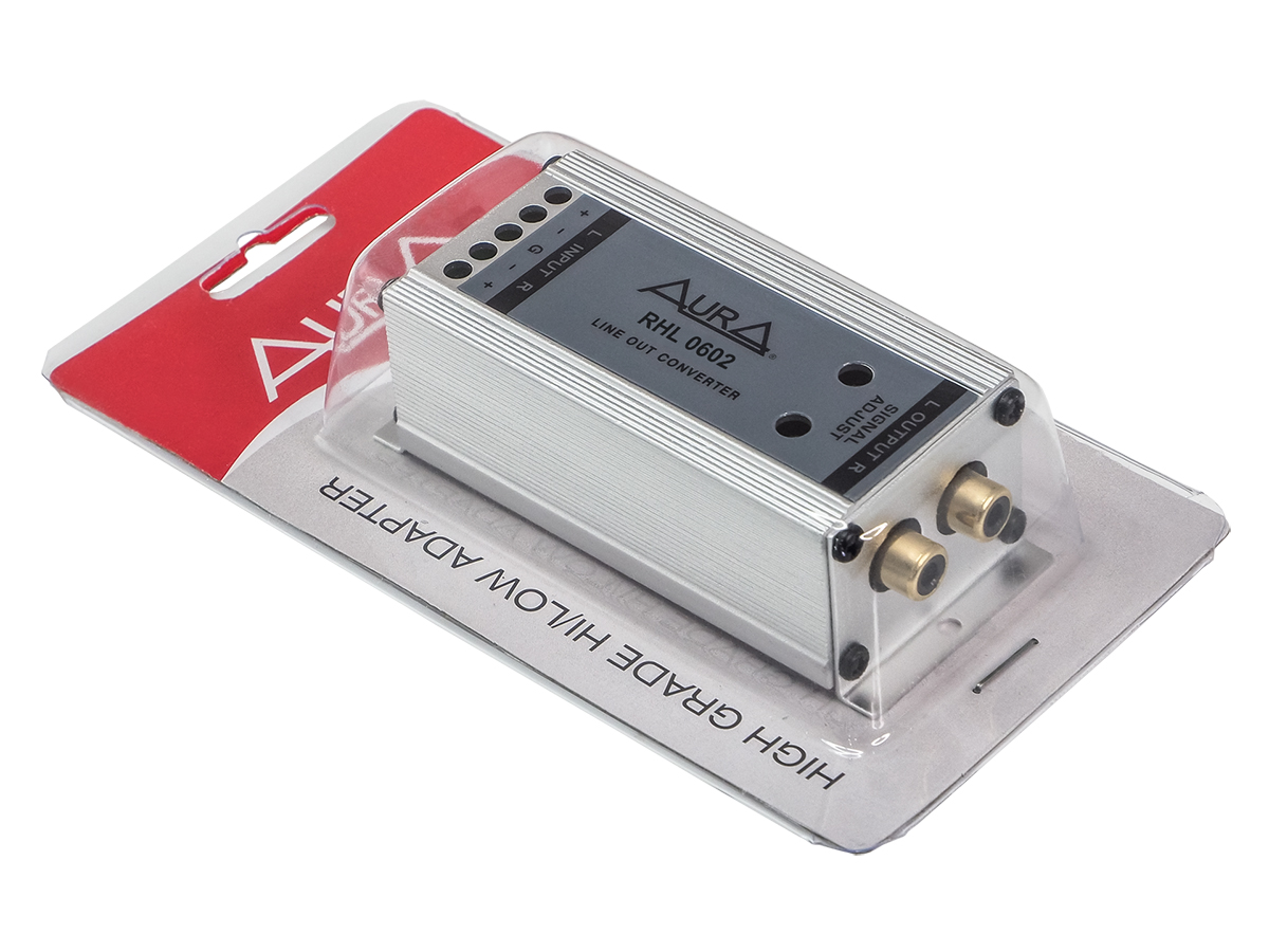 Интерфейсы для подключения усилителей AurA RHL-0602 