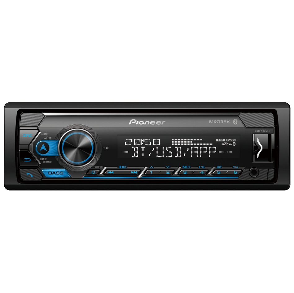 1-DIN USB/SD-ресиверы (без CD) Pioneer MVH-S325BT 