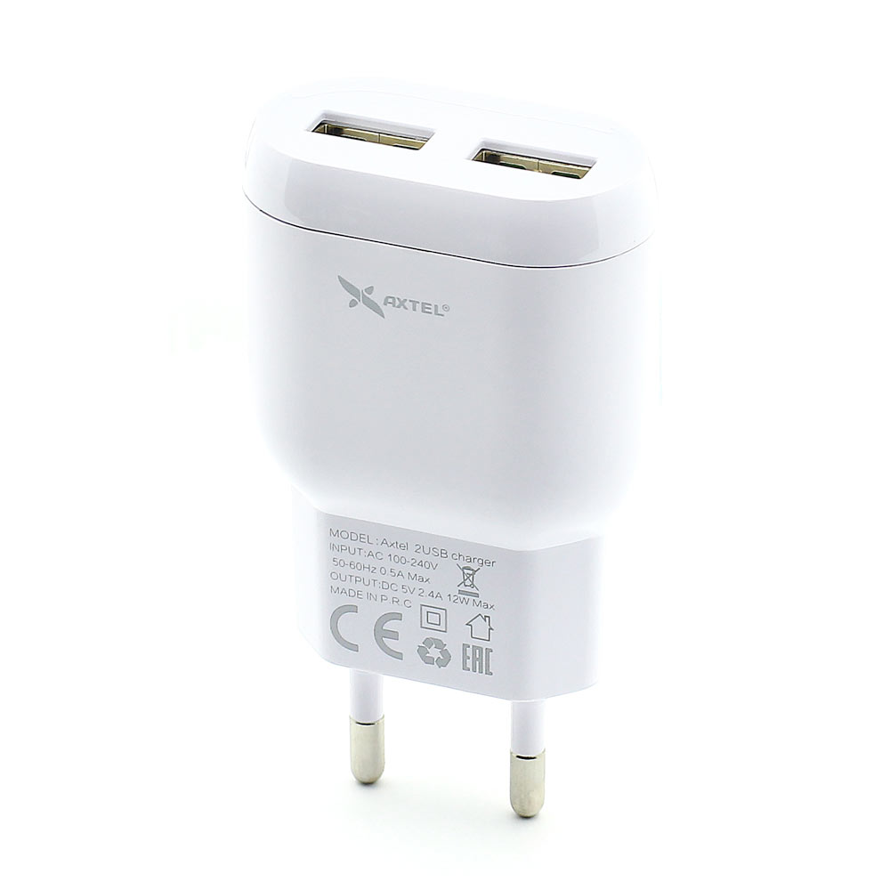 Зарядные устройства для смартфонов, Кабели AXTEL СЗУ USB 