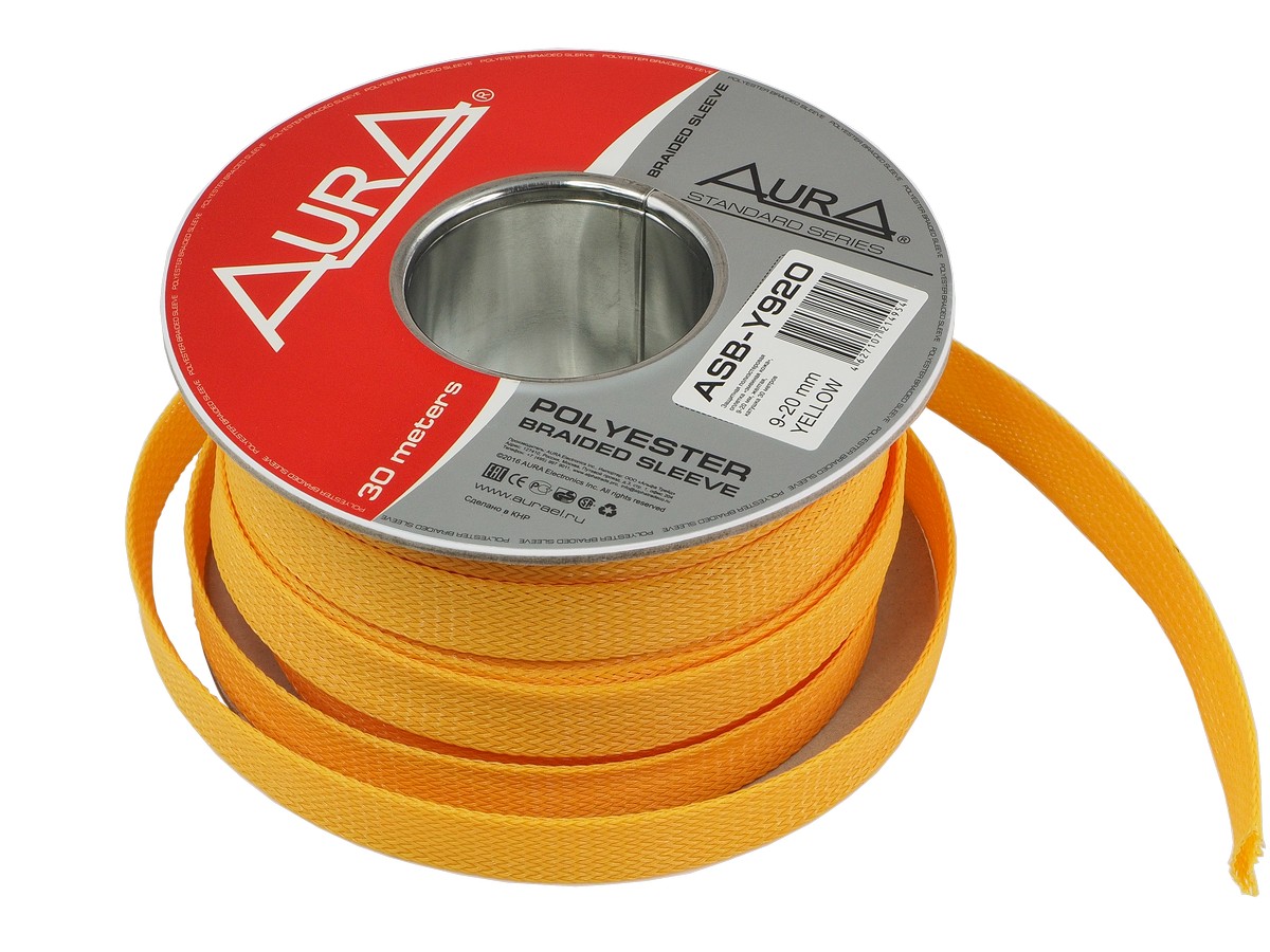 Полиэстеровый рукав (змеиная кожа) AurA ASB-920 YELLOW 