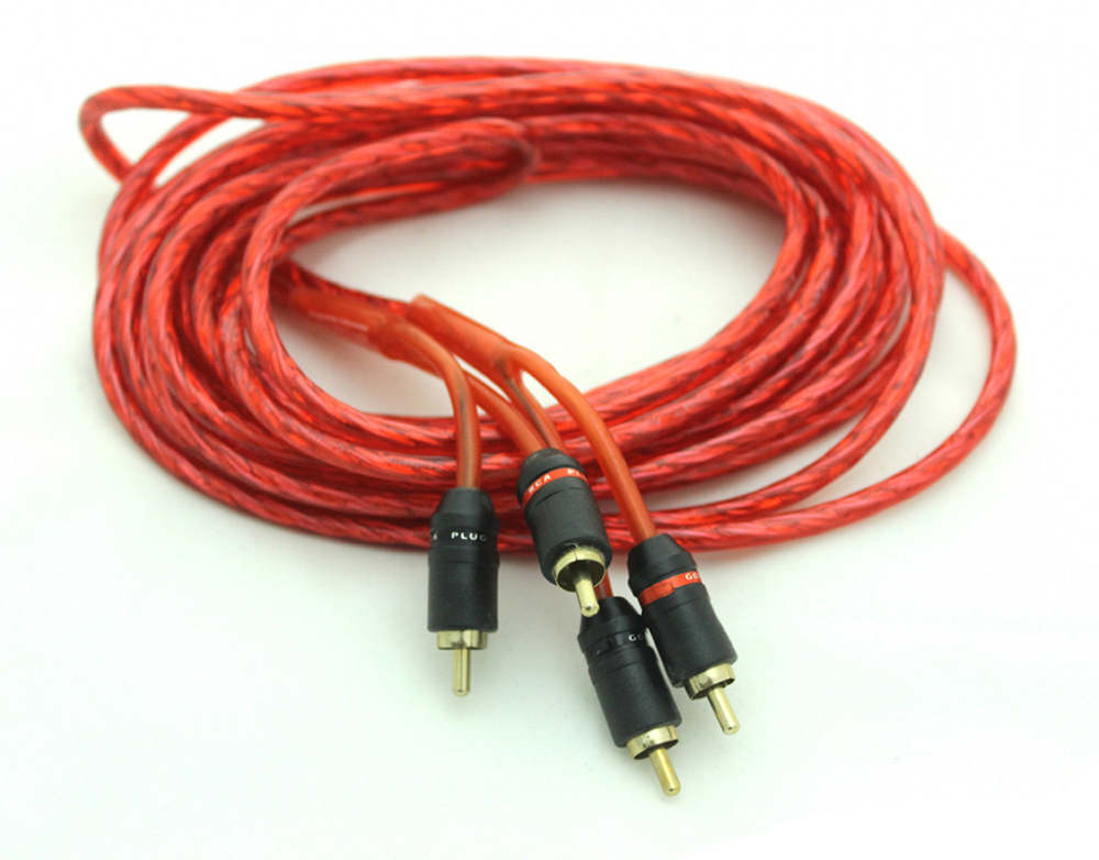 Кабели межблочные (RCA), AUX, HDMI, RCA разъёмы TAKARA TRG/TRS-5.2 RED 