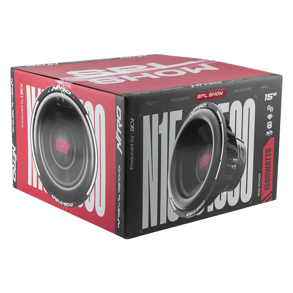 Сабвуферные динамики ACV SPL SHOW NITRO N15-S1500 