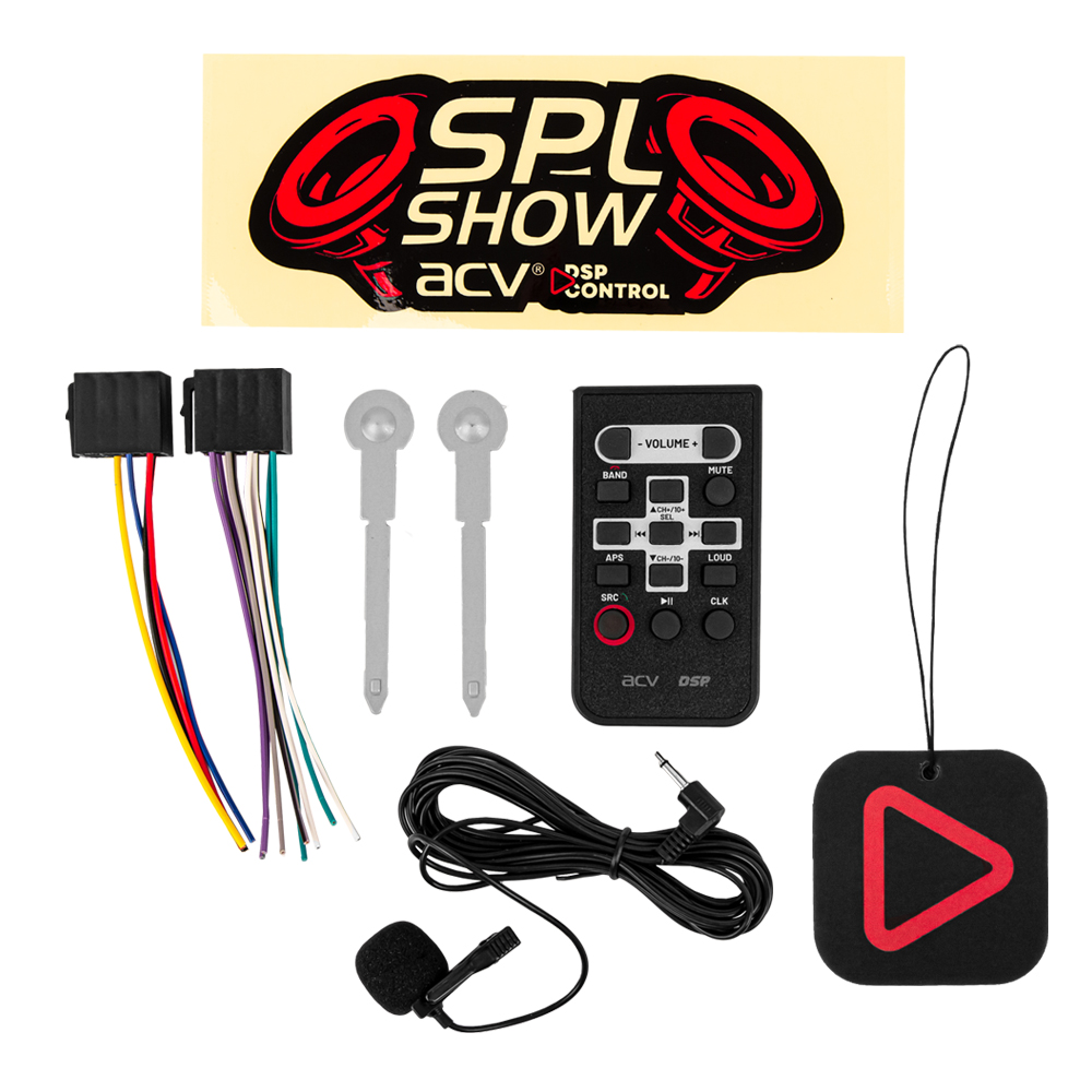 1-DIN USB/SD-ресиверы (без CD) ACV ADX-905BM DSP 