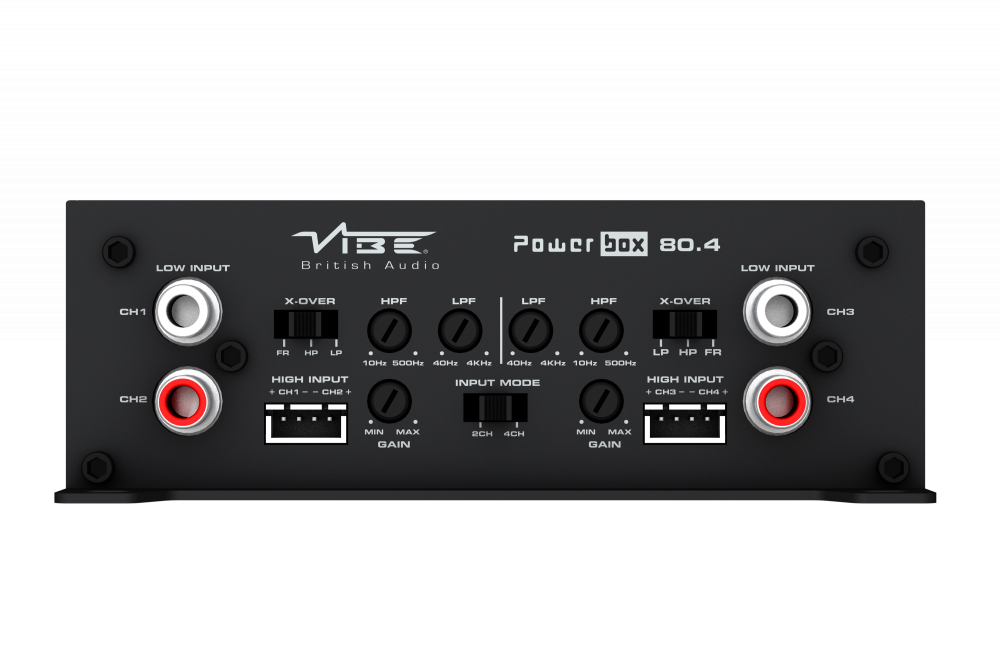 Четырёхканальные усилители Vibe Powerbox 80.4M 
