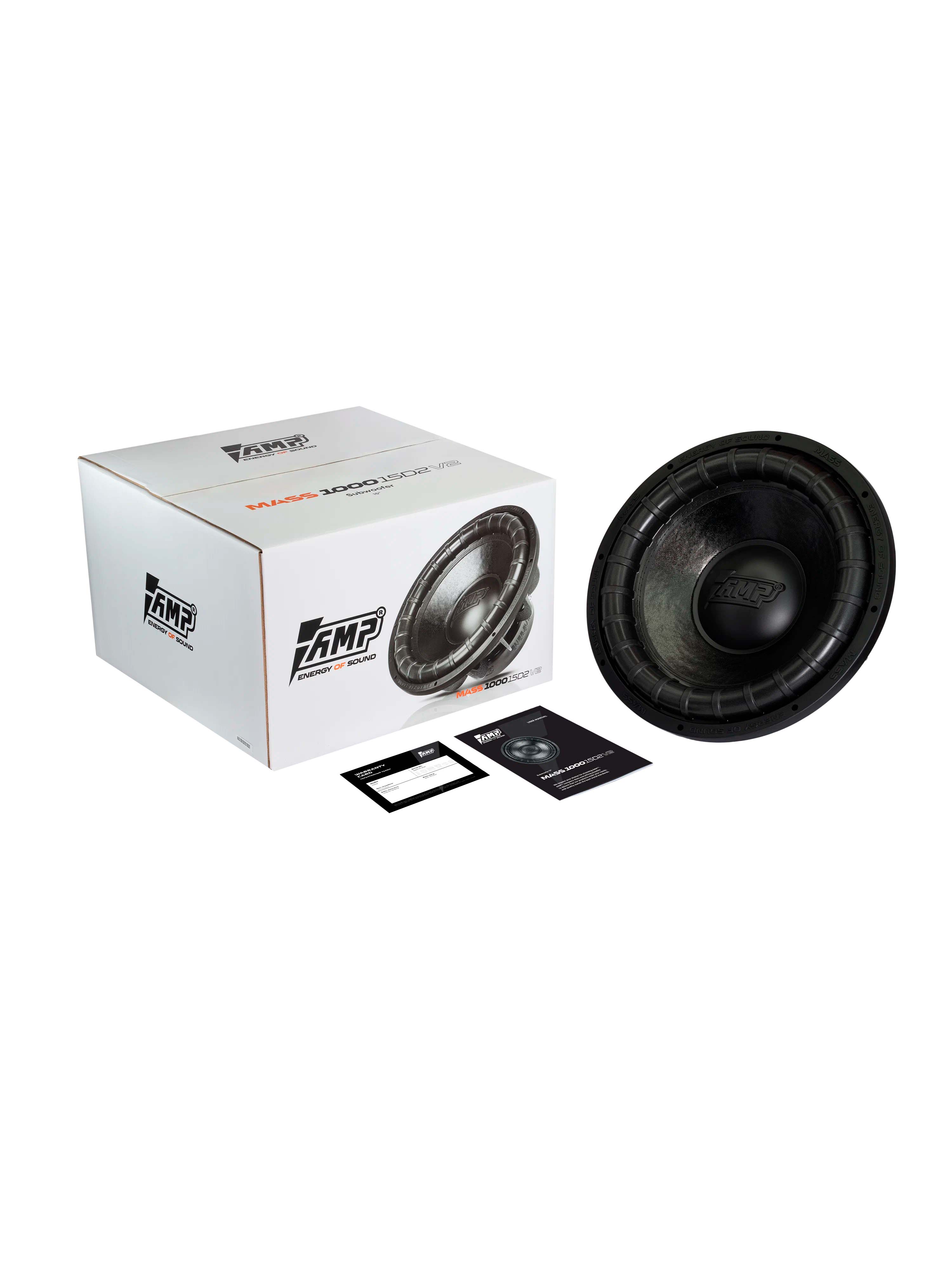 Сабвуферные динамики AMP MASS 1000 15D2 V2 