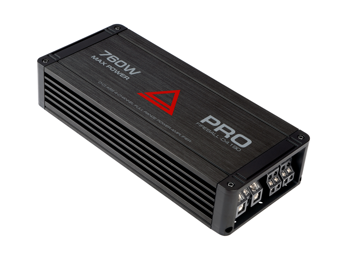 Четырёхканальные усилители AurA FIREBALL-D4.190 PRO 