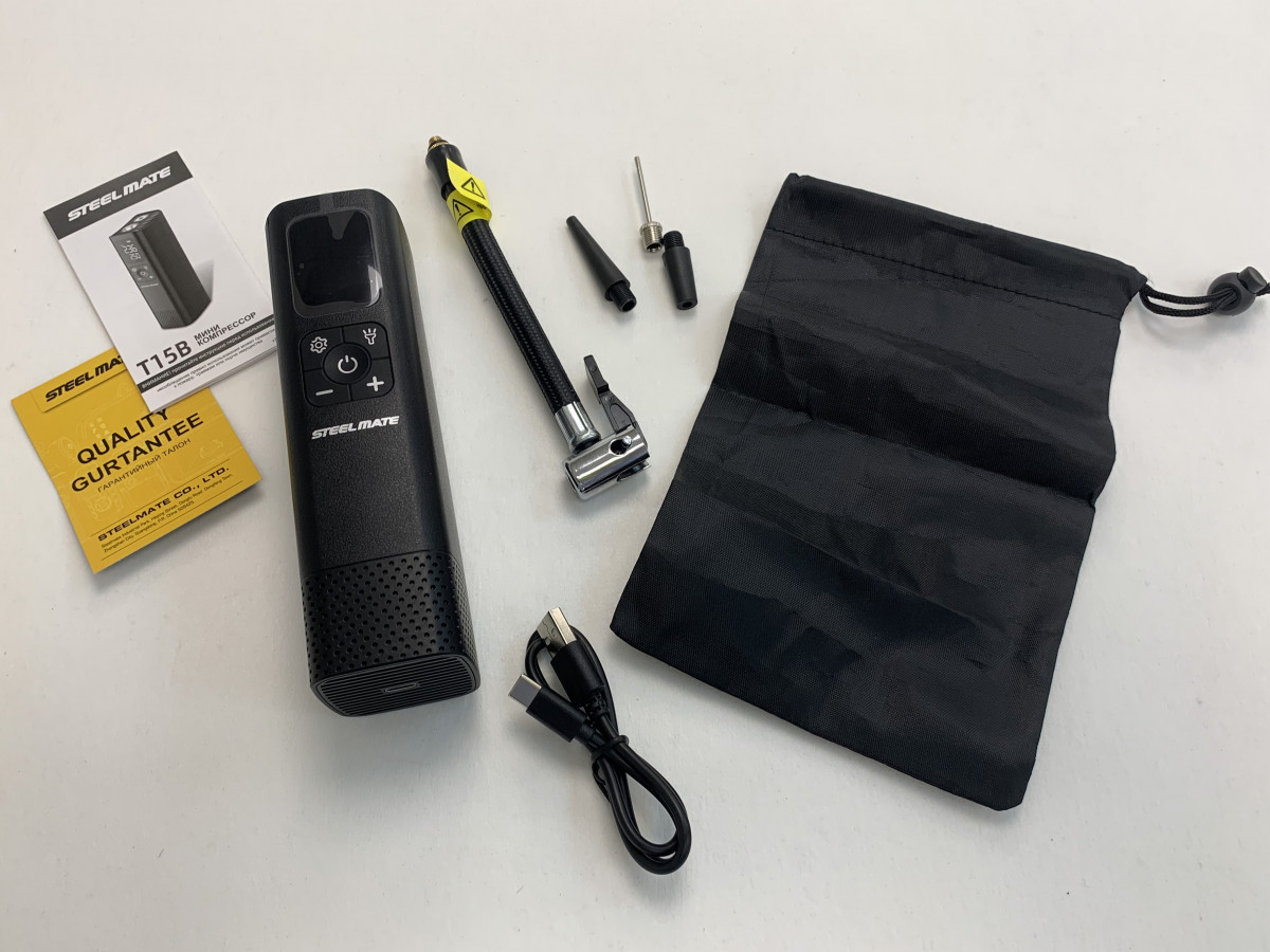 Автомобильные, велосипедные компрессоры.Помпы, насосы. Манометры STEEL MATE T15B