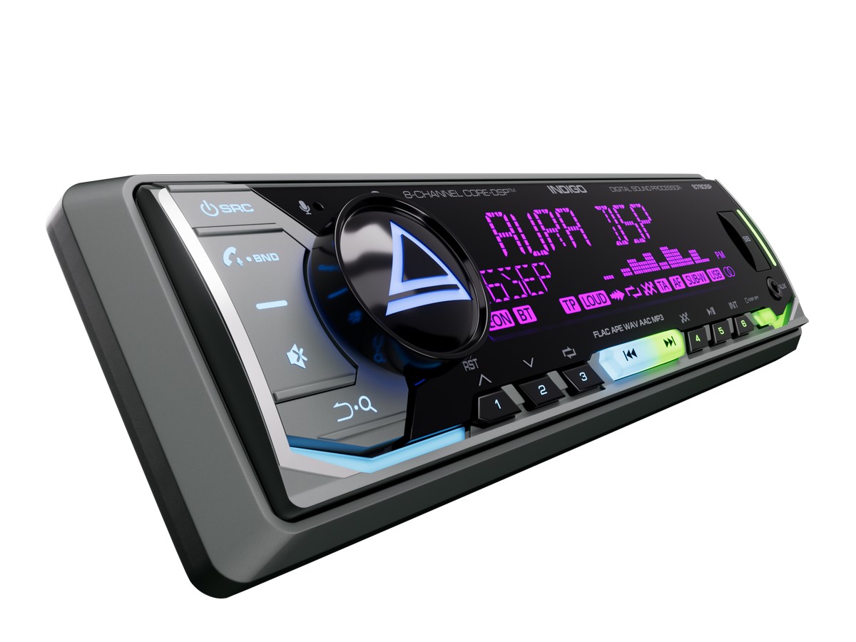 1-DIN USB/SD-ресиверы (без CD) AurA INDIGO-878DSP 