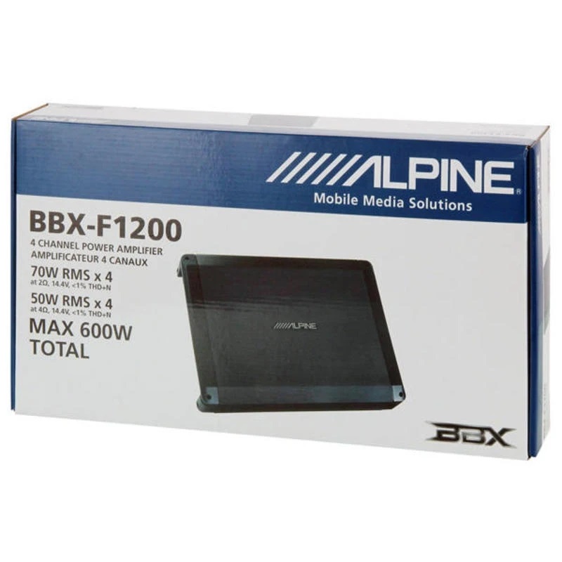 Четырёхканальные усилители Alpine BBX-F1200 