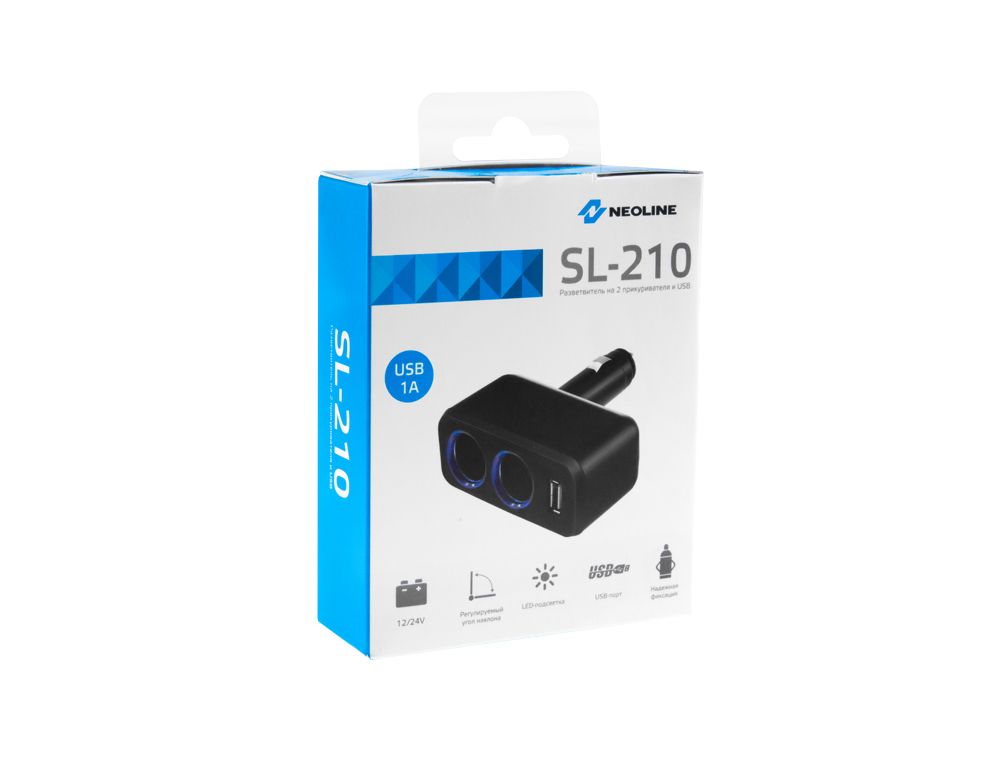 Разветвители для прикуривателей Neoline SL-210