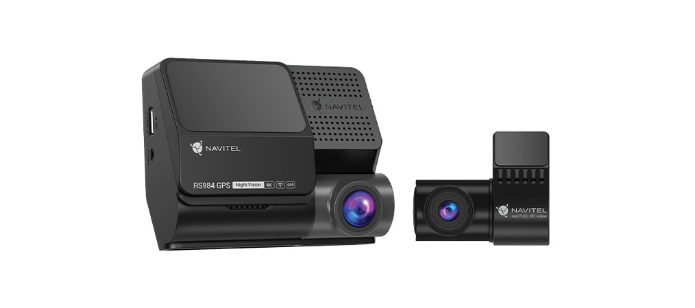 Видеорегистраторы с 2 камерами и более, спортивные камеры: NAVITEL RS984 GPS 4K