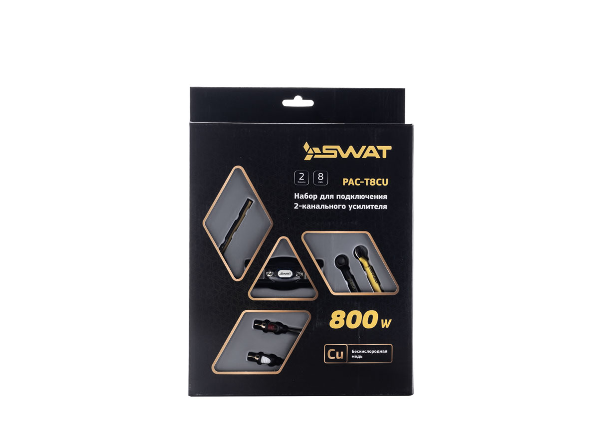 Комплекты проводов Swat PAC-T8CU 