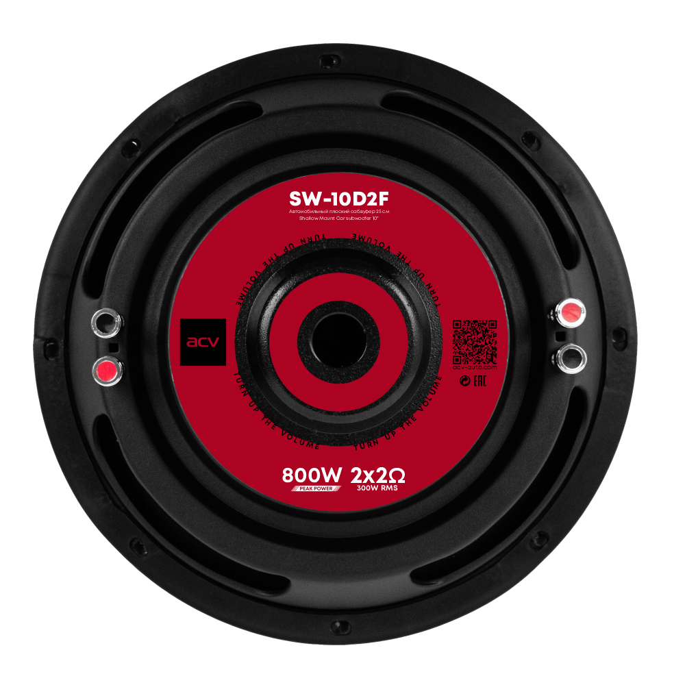 Сабвуферные динамики ACV SW-10D2F SLIM 