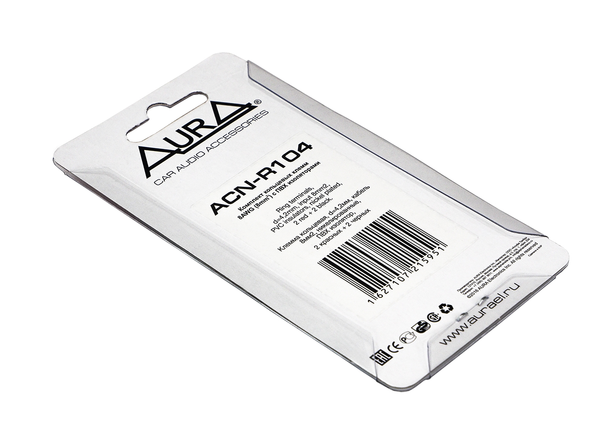 Клеммы акустические, силовые, коннекторы, гильзы AurA ACN-R104 