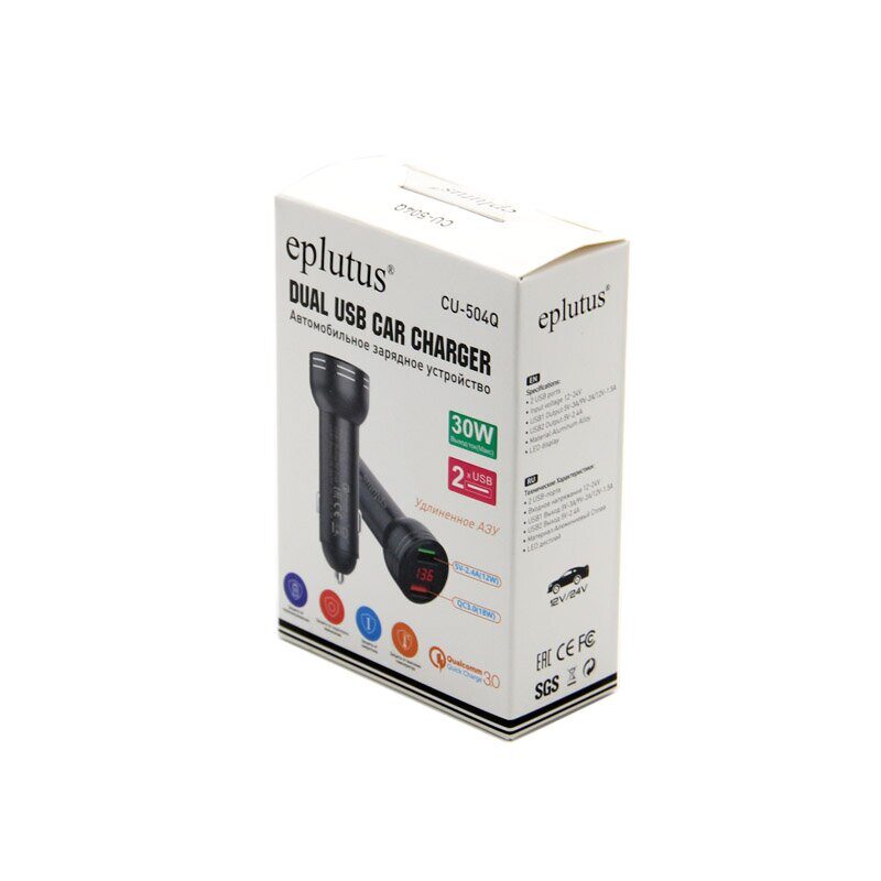Зарядные устройства для смартфонов, Кабели Eplutus CU-504Q 