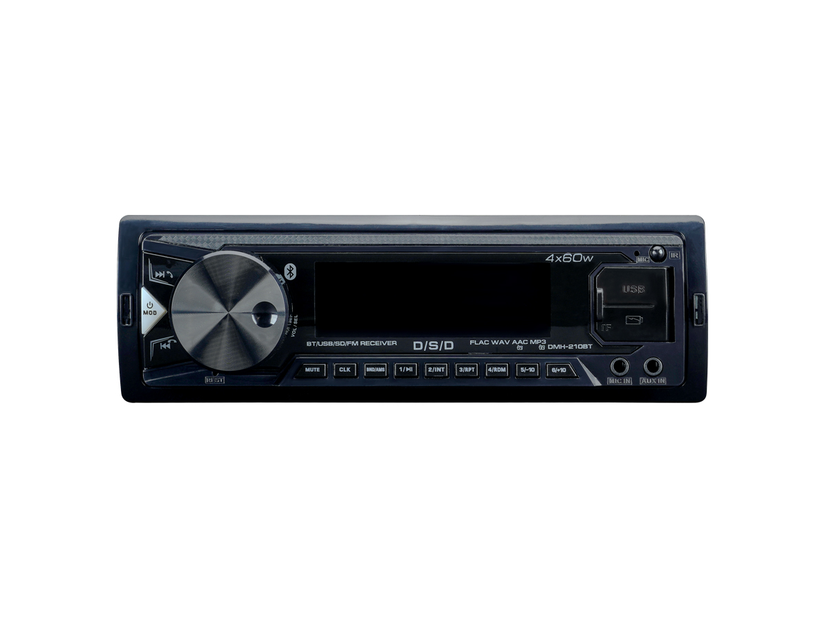 1-DIN USB/SD-ресиверы (без CD) D/S/D DMH-210BT 