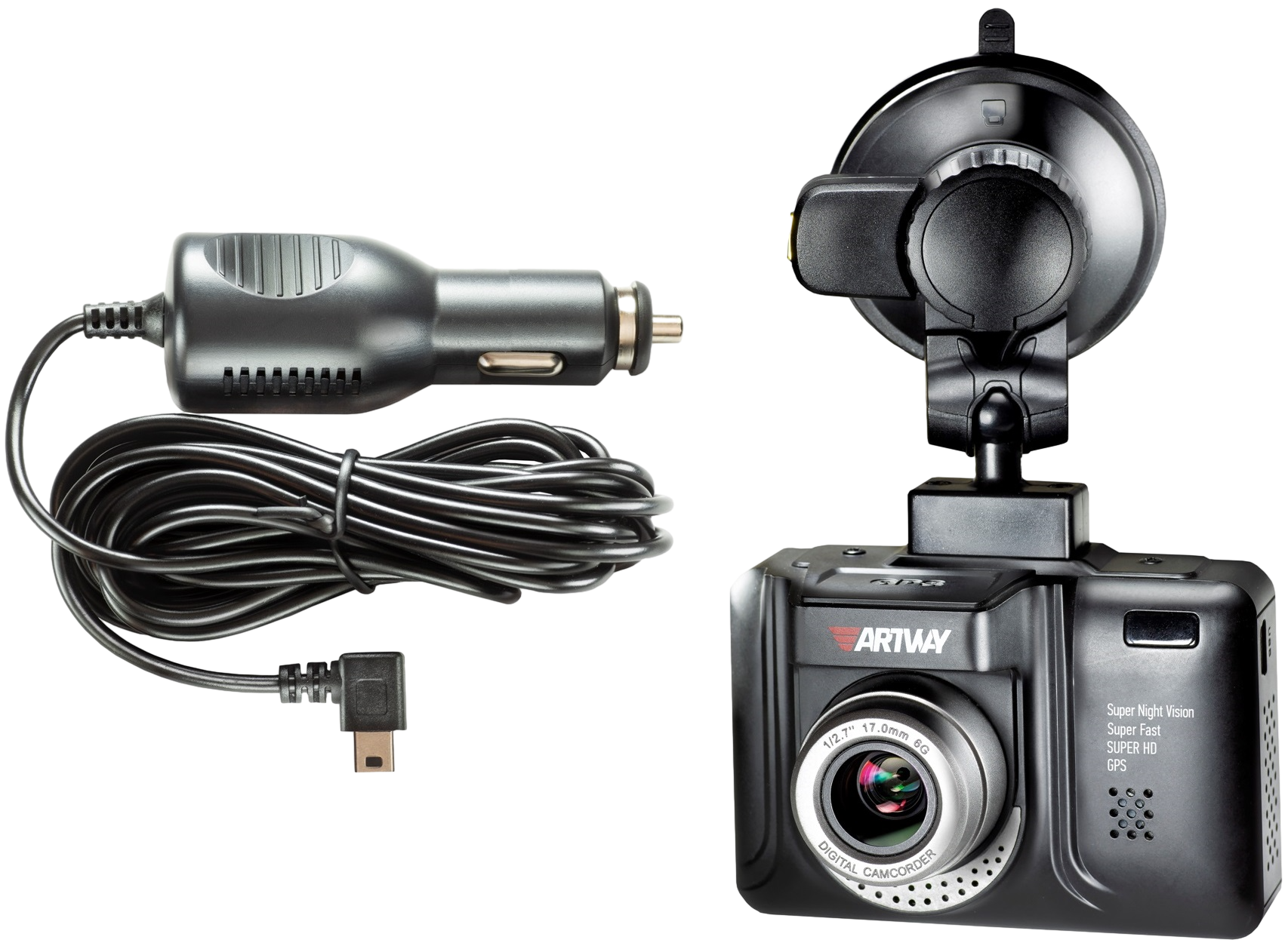 Комбоустройства (Видеорегистраторы с радар-детекторами) ARTWAY MD-106 GPS Super Fast FULL HD