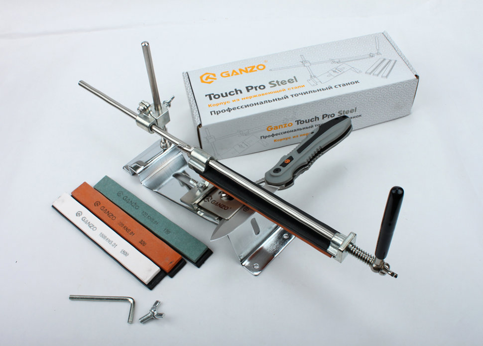 GANZO Точильный станок TOUCH PRO STEEL