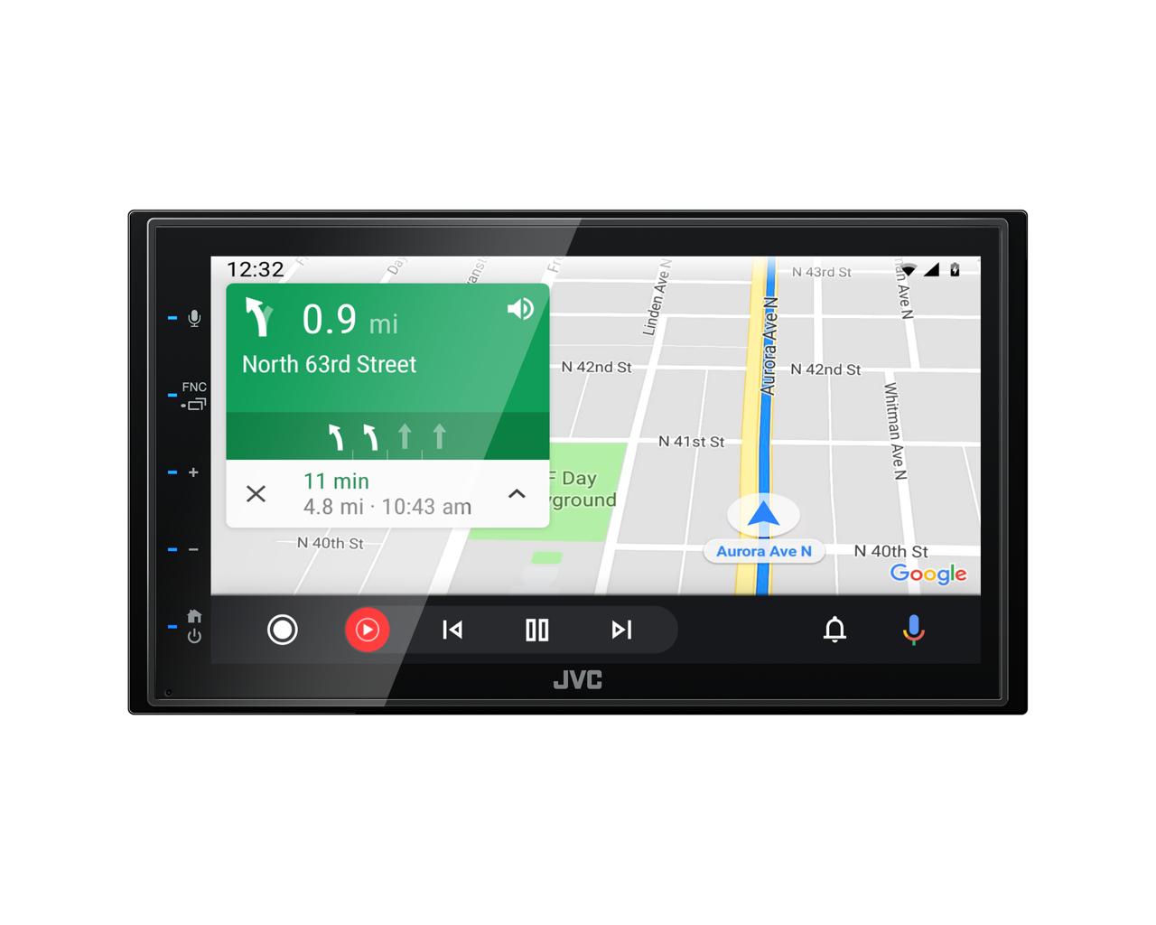 2-DIN Медиа-ресиверы со встроенным ЖК-экраном (без DVD) JVC KW-M560BT 
