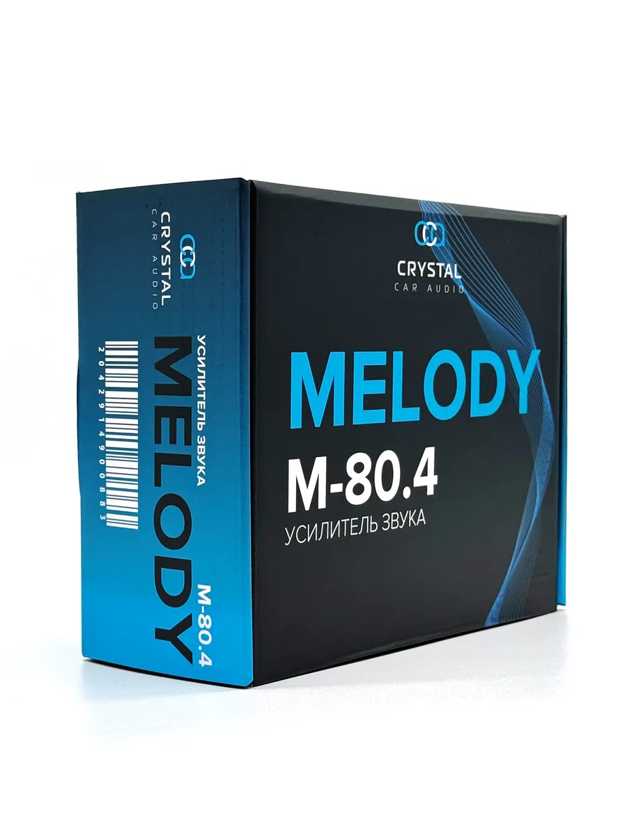 Четырёхканальные усилители Crystal Car Audio MELODY M-80.4 