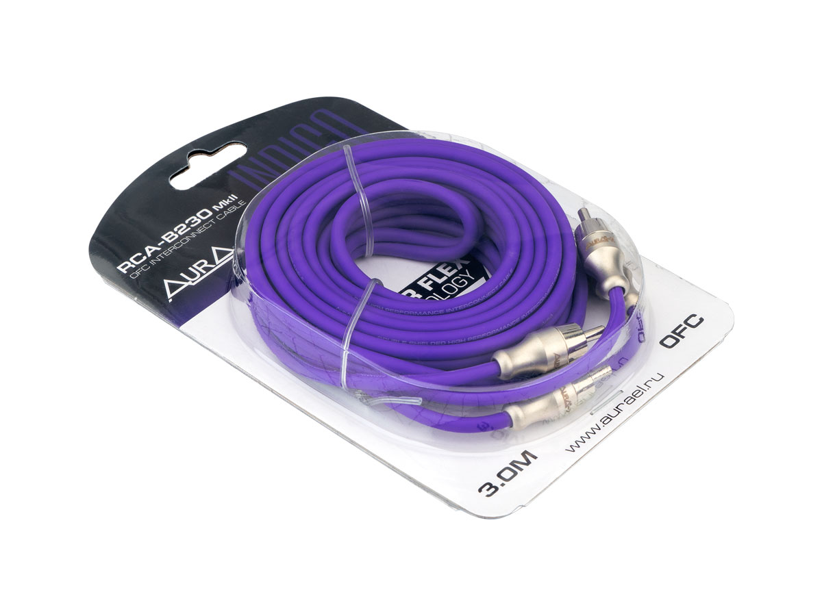 Кабели межблочные (RCA), AUX, HDMI, RCA разъёмы AurA RCA-B230 MkII 