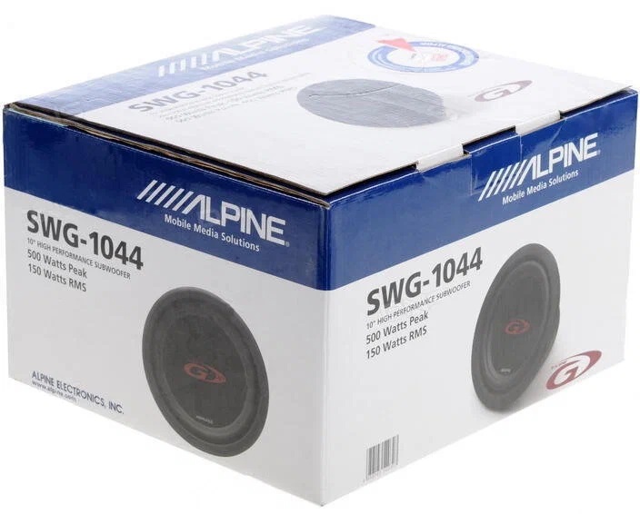 Сабвуферные динамики Alpine SWG-1044 