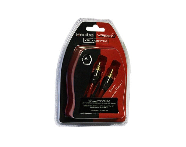Кабели межблочные (RCA), AUX, HDMI, RCA разъёмы Ural YRCA-DB1F2M 