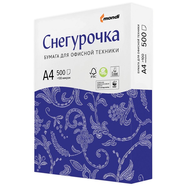 Бумага для принтера СНЕГУРОЧКА