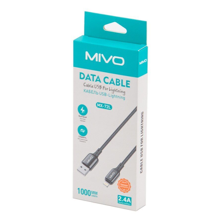 Зарядные устройства для смартфонов, Кабели Mivo MX-72L 