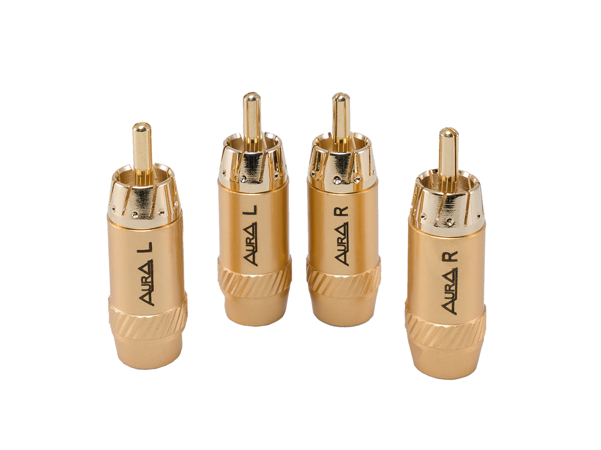 Кабели межблочные (RCA), AUX, HDMI, RCA разъёмы AurA RCA-P617 