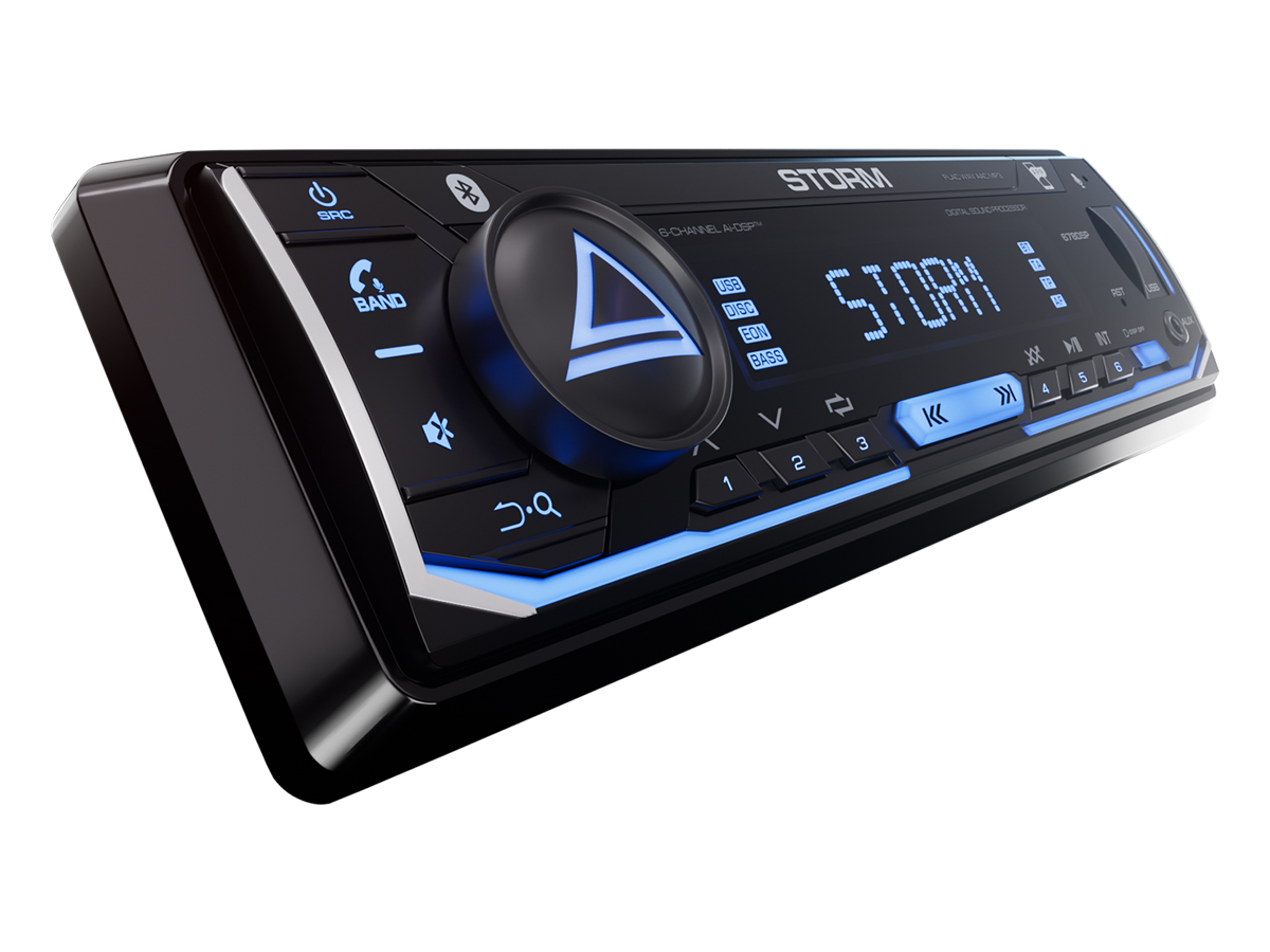 1-DIN USB/SD-ресиверы (без CD) AurA STORM-678DSP 