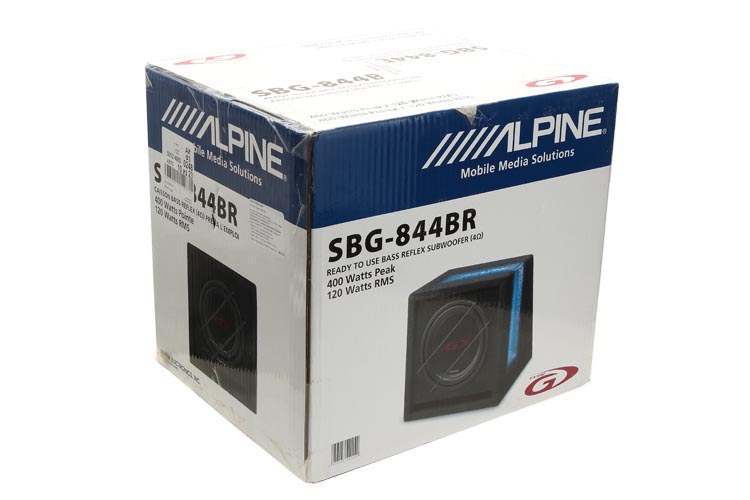 Cабвуферы корпусные пассивные Alpine SBG-844BR 