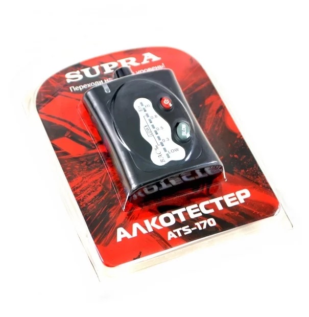 Алкотестеры Supra ATS 170 black