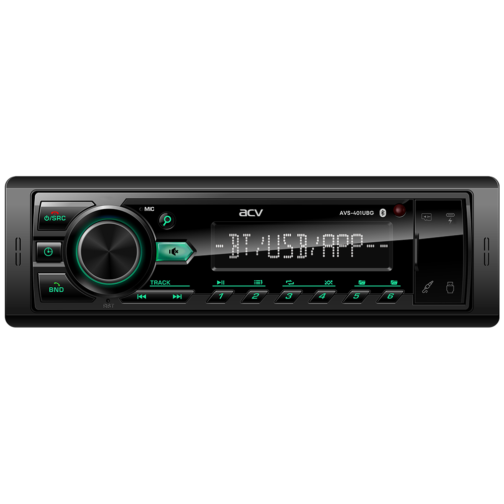 1-DIN USB/SD-ресиверы (без CD) ACV AVS-401UBG 