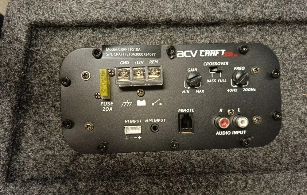 Cабвуферы корпусные активные ACV CRAFT FS10A 