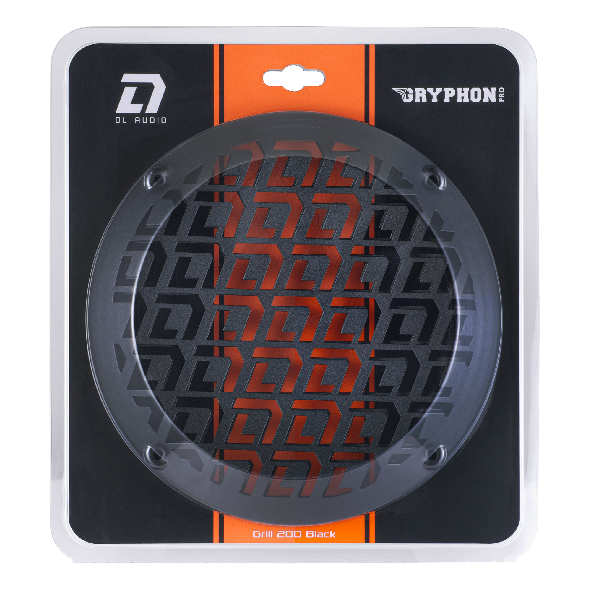 Решетки (сетки) для динамиков. Крепеж для динамиков. DL Audio Gryphon Pro 200 Grill Black 