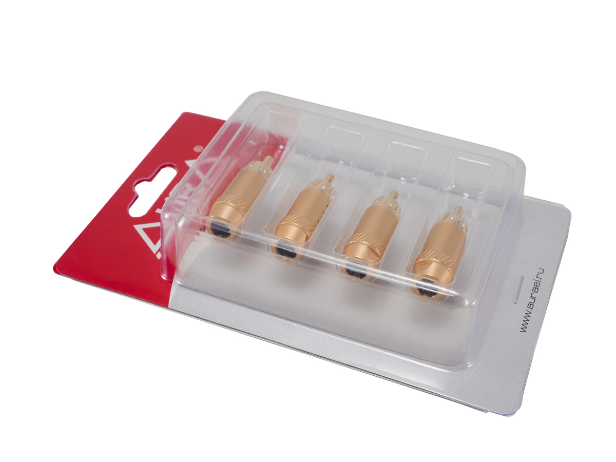 Кабели межблочные (RCA), AUX, HDMI, RCA разъёмы AurA RCA-P617 