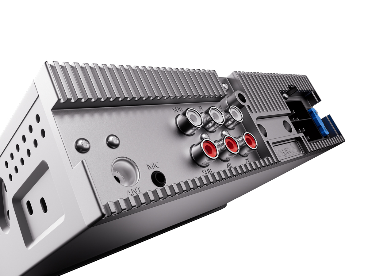 1-DIN USB/SD-ресиверы (без CD) AurA STORM-676DSP 
