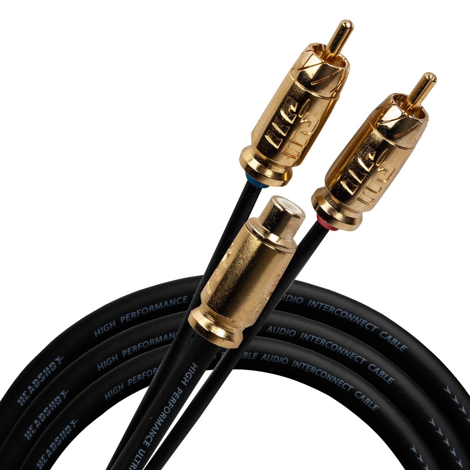 Кабели межблочные (RCA), AUX, HDMI, RCA разъёмы KICX Headshot RCY-1F2M-0.25 