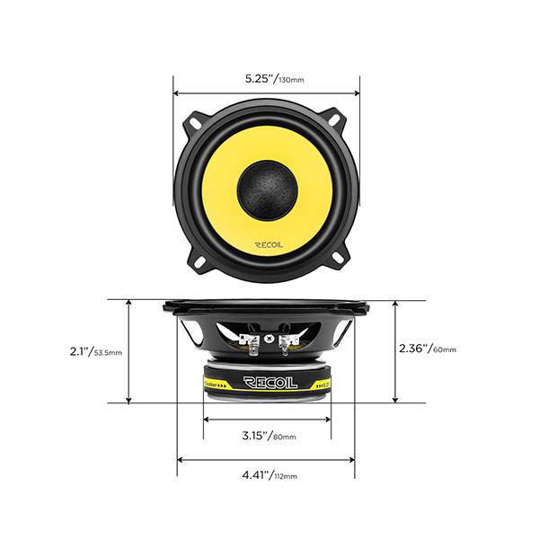 Акустика автомобильная Recoil RLM525 