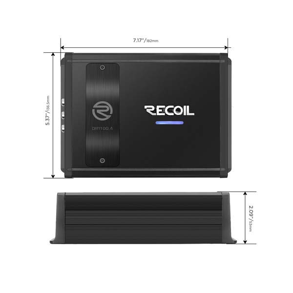 Четырёхканальные усилители Recoil DII1100.4 