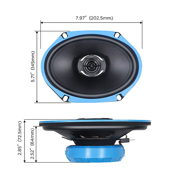 Акустика автомобильная Recoil RCX68 