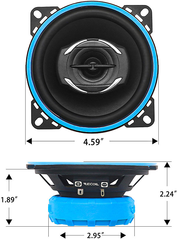 Акустика автомобильная Recoil RCX4 