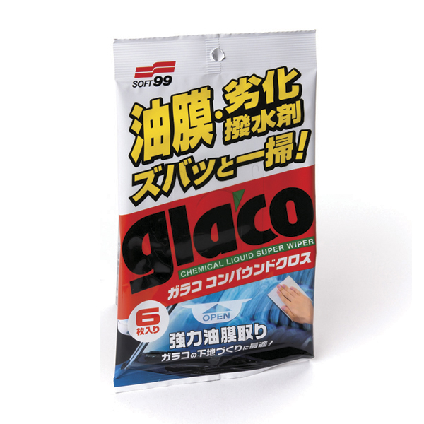 Soft99 Glaco Glass Compound Sheet (6 шт.)
