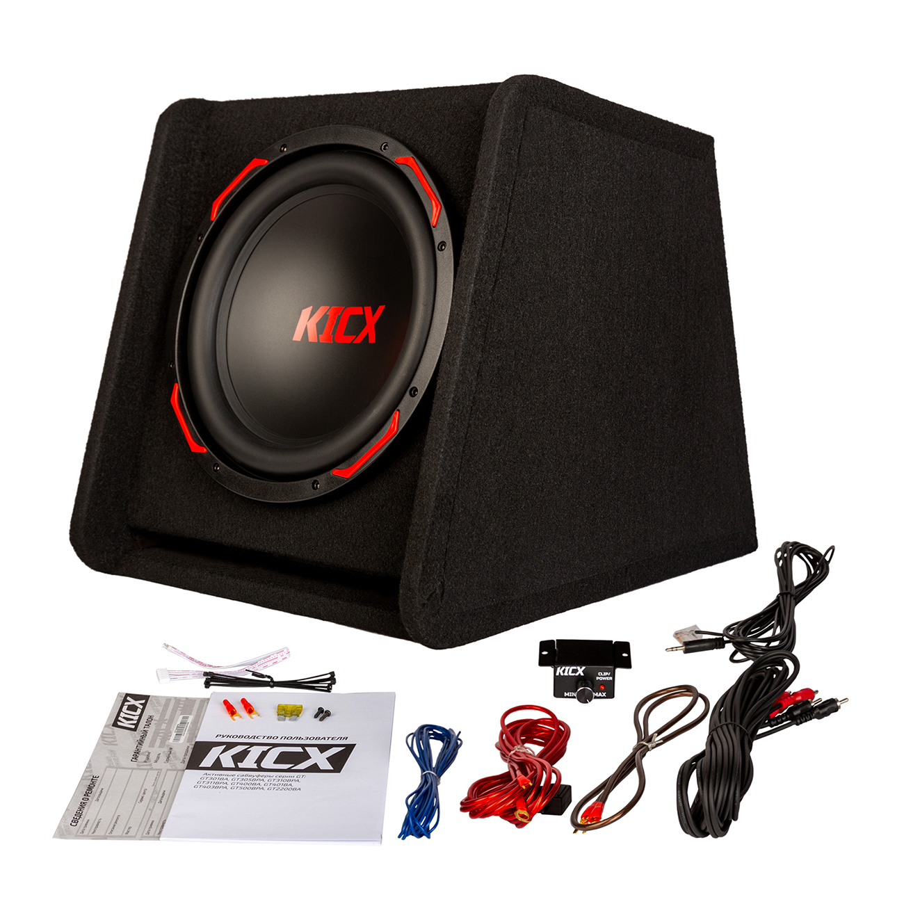 Cабвуферы корпусные активные KICX GT305BPA 