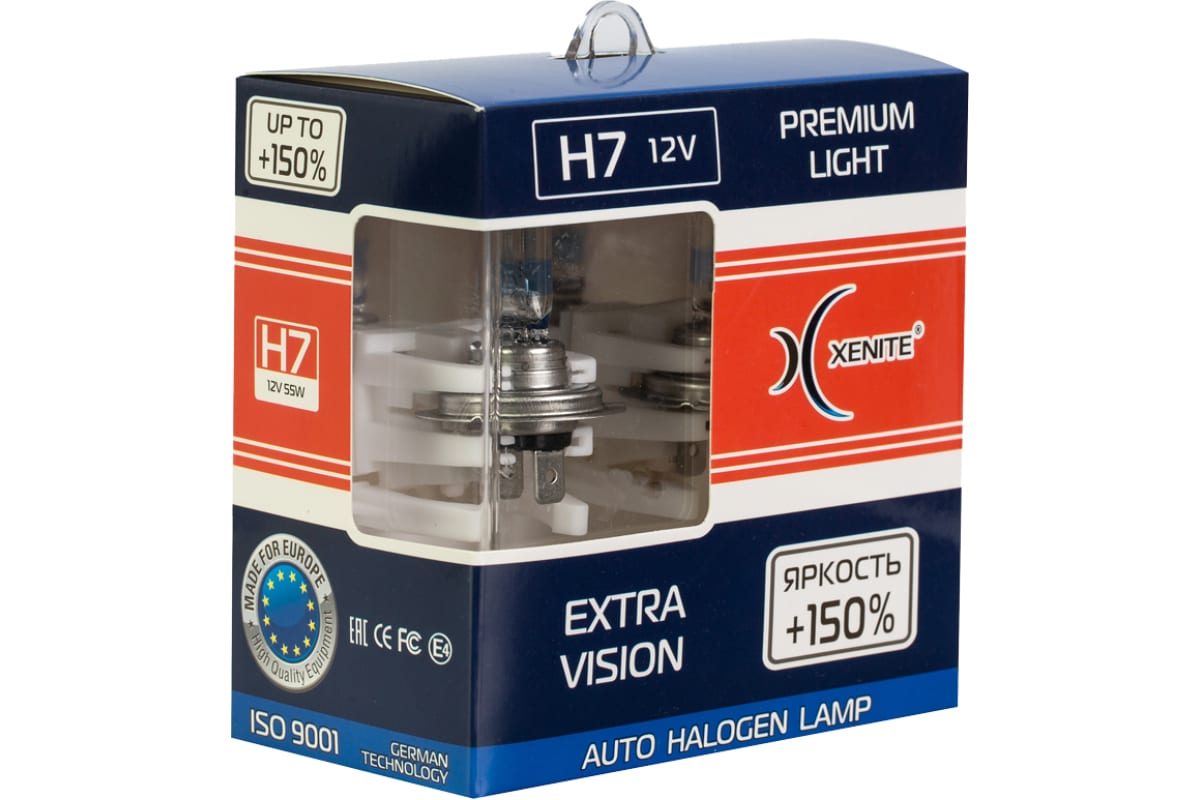 XENITE H7 PREMIUM EXTRA VISION +150%