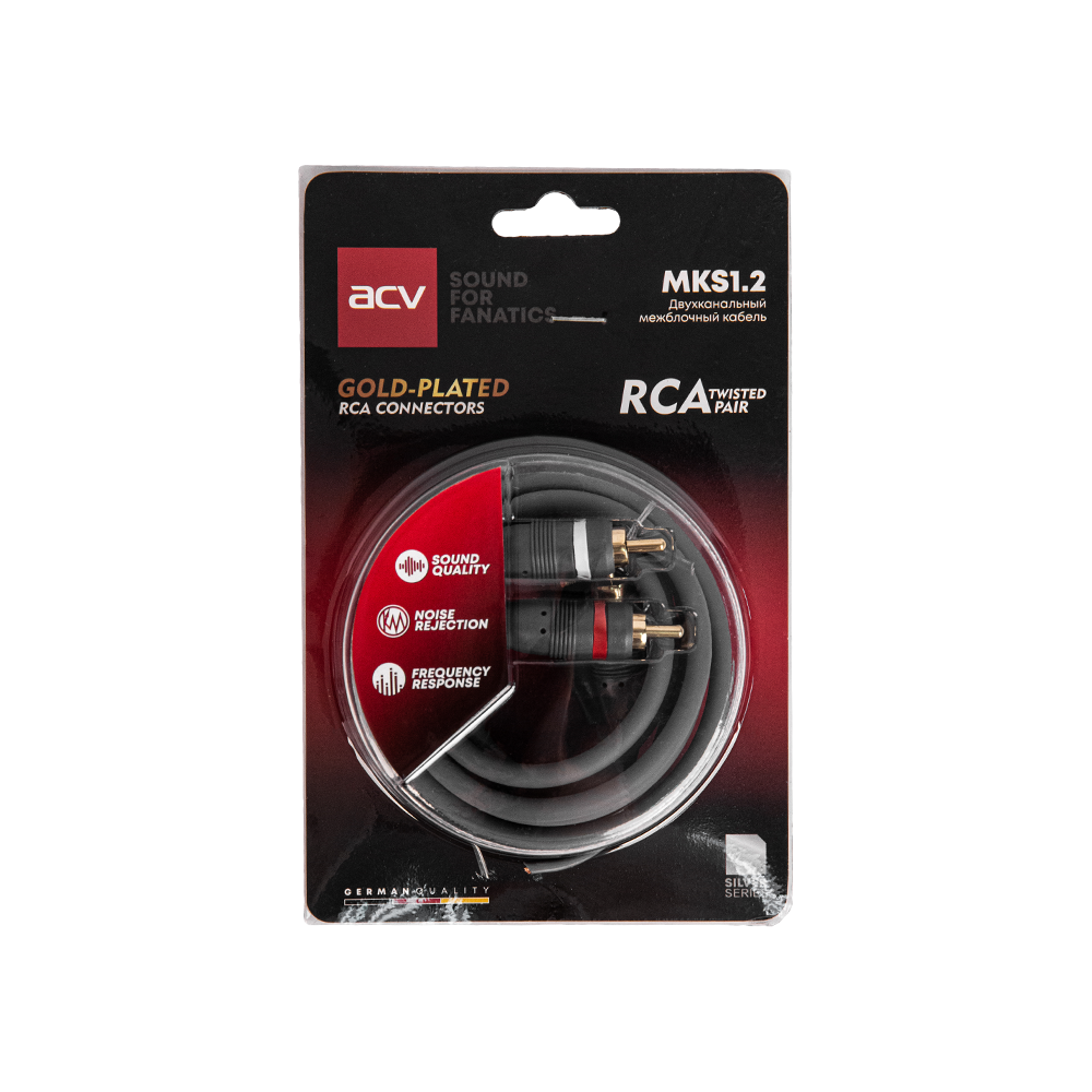 Кабели межблочные (RCA), AUX, HDMI, RCA разъёмы ACV MKS-1.2 