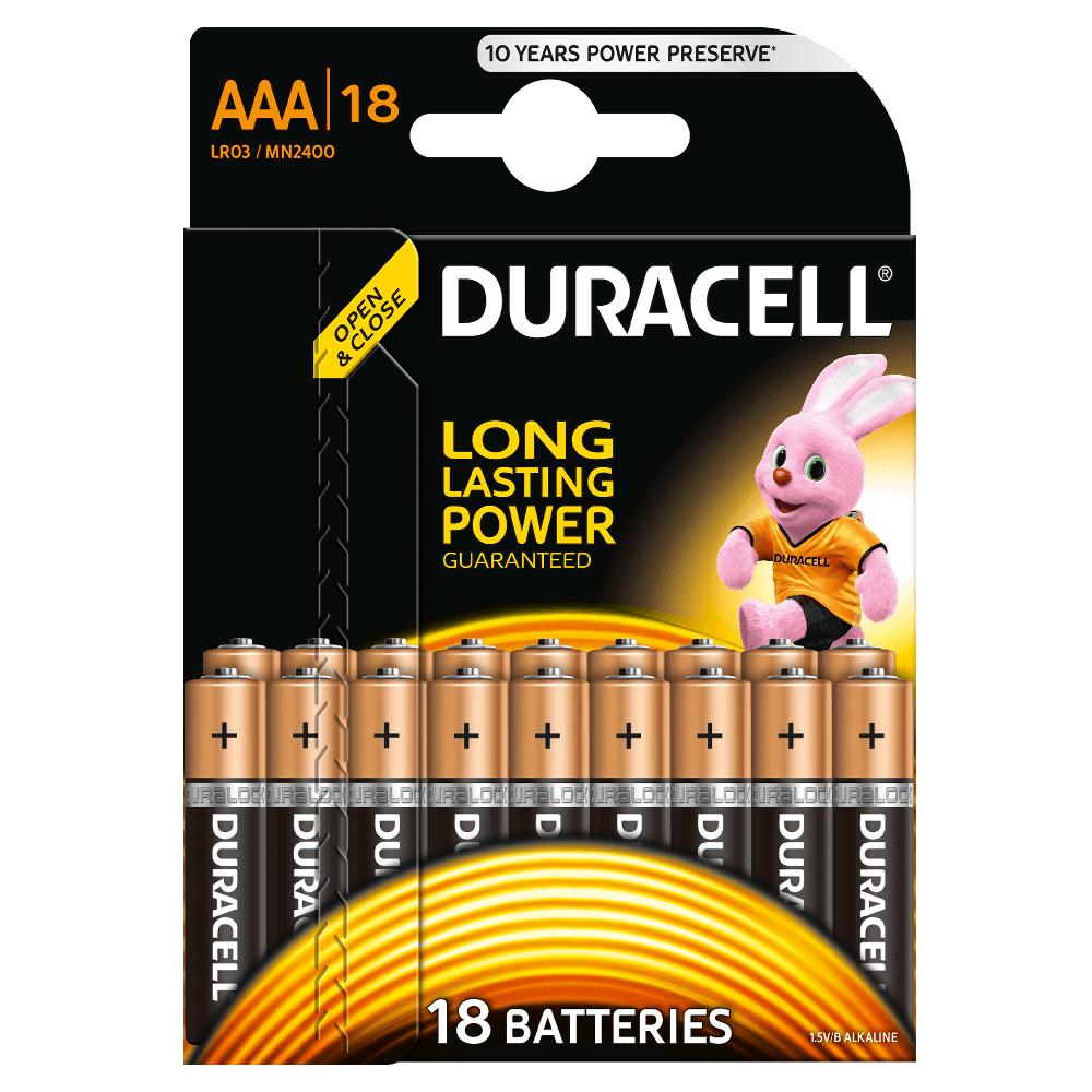 Батарейки Батарейка ААA LR03-18BL Duracell